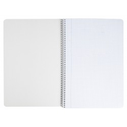 Cuaderno espiral Liderpapel serie Witty cuarto tapa dura 80 hojas 75 gramos cuadro 5 mm colores surtidos