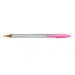 Bolígrafo Bic Cristal Fun rosa punta 1,6 mm