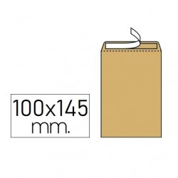 Sobre bolsa kraft salarios 100 x 145 mm. Caja 1000 uds.