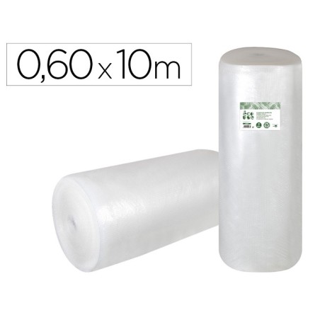 Plástico de burbujas en rollo Liderpapel medida 0,60 x 10 m