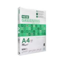 Papel A4 Greening 75 gramos...