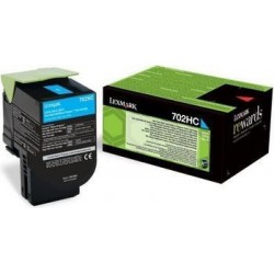 70C2HC0  (702HC) cian cartucho de toner Lexmark original