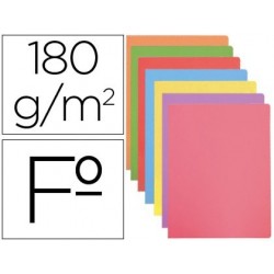 Subcarpeta Gio-Elba folio colores surtidos pastel cartulina de 180 gr. Envase de 50 unidades