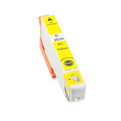 EPSON T2634/ T2614/ 26XL amarillo cartucho de tinta compatible C13T26344010/ C13T26144010
