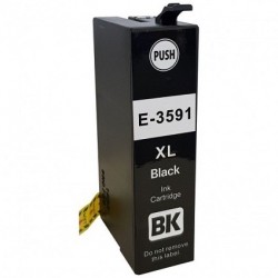 Epson T3591/ T3581 (35XL) negro cartucho de tinta pigmentada compatible C13T35914010/ C13T35814010