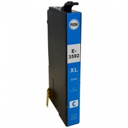 Epson T3592/ T3582 (35XL) cian cartucho de tinta compatible C13T35924010/ C13T35824010