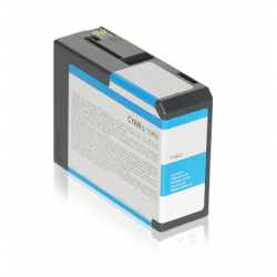 Epson T5802 cian cartucho compatible de tinta pigmentada C13T580200