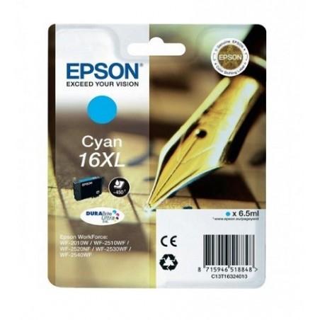 Epson T1632 cian cartucho de tinta original C13T16324012