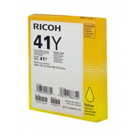 Ricoh GC41 amarillo cartucho de gel original 405764