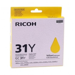Ricoh GC31Y amarillo cartucho de gel original 405691